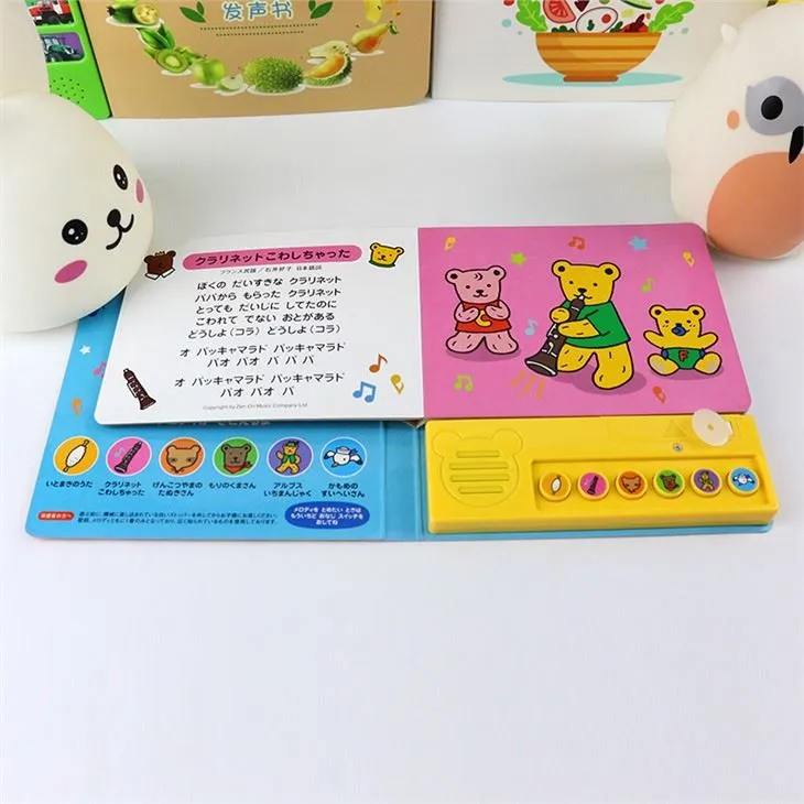 Press Button Sound Book For Customize