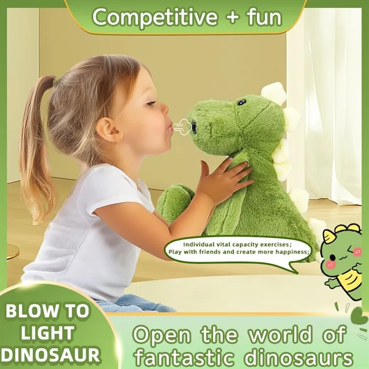 Customize Interactive Talking Plush Dinosaur Toy For Kids Fun With Repeat Voice factory
