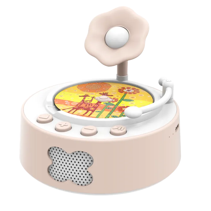 Kids Gramophone With 60 Learning Cards, Kids Record Player, Story Machine For Kids, Kids Music Player, Phonograph Toy For Kids Ages 2+