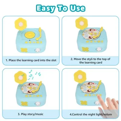 Talking Phonograph Toy & Storytelling Machine | Educational Toy With Voice Recording